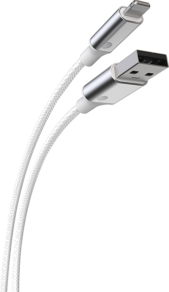 AT&T 6ft USB A to Lightning Cable - White
